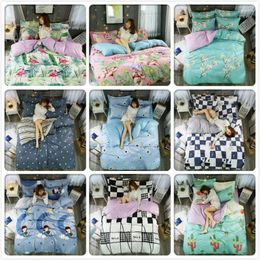 Bedding Sets High Quality Soft Cotton Duvet Cover Pillowcase 3pcs Set Adult Kid Bed Linen Quilt Comforter Pillow Case Big Double Size