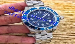 Watch AB202016 Series 43MM blue face Automatic Movement Original steel Strap Wrist mens Watches1288513