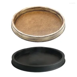 Candle Holders Holder Tray Rustic Metal Decoration Accessories For Coffee Table Dining Kitchen Planter Scented Candles Ornament