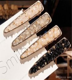 Shining Crystal Hair Clip Gold Hairpin Headwear for Women Slide Grips Barrette hair pin Hair Accessories for girls7817413