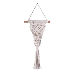 Tapestries Plant Holder Indoor Wall Hangings Stand Cotton Rope Handwoven Macrames Dried Flower Mesh Basket Home Decorations