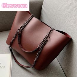 Shoulder Bags Designer PU Leather For Women 2024 Chain High Capacity Handbags Travel Luxury Hand Bag Female Large