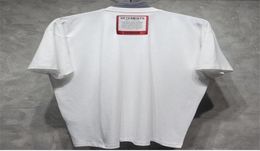 s Mens tshirt Black White Cotton T Shirt with Postage Patch Brand Designer Shirts Oversize Tee Men Women Streetwear5239488