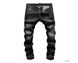 jean mens designer jeans black luxury ripped skinny biker moto pants pour hommes men s hip hop denim rock uare 2 UAREDs 2s s yeu2279870