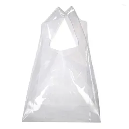 Storage Bags Tote Bag Shopping Vacation Beach PVC Transparent Ladies Hand Eco-Friendly Organiser Home Supplies