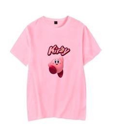 Mens T Shirts Fashion Kawaii Anime Kirby T Shirt Summer O Neck Short Sleeve Cotton Tshirt Cute Cartoon Funny Tshirt Streetwear2651393926