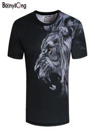 Casual Fashion Men Women Tshirt 3d lion Print Designed Stylish Summer T shirt Brand Tops Tees Plus Size M5XL ONeck8256416