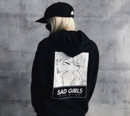 Women Men Hoodie Sweatshirt Otaku Sad Girls Printing Longsleeved Anime Kpop Clothes Streetwear Oversized7123937