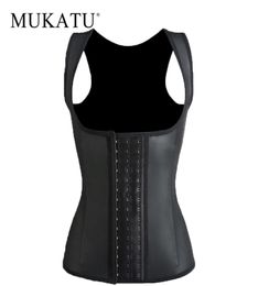 Steel Bone Slim Vest Plus Size Shapewear Latex Corset Waist Trainer Vest Women Body Shaper Corset Tummy Shaper Strap Tops4504378