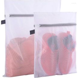 Laundry Bags Set Of 2 Delicates Durable Zipper Mesh Bag Bra Fine Wash Keep Cloth Shape In The Washer