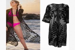 Dresses For The Beach Plus Size Bikini Transparent Cover Up Wear Summer Dress Tunics Beachwear Coverups Women Women039s Swimwea3329601