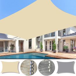 300D Waterproof Large Sun Shelter Sunshade Protection Outdoor Canopy Garden Patio Pool Shade Sail Awning Camping Shade 240507