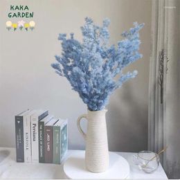 Decorative Flowers 100g Natural Dried Eternal Penglai Pine Wedding Decoration Preserved Immortal Fluffy Branches Outdoor Garden Home Decor