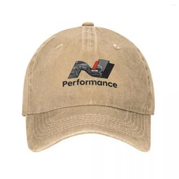 Berets 2024 FACELIFT N Performance - Shadow Grey Baseball Caps Denim Fabric Hats Outdoor Adjustable Casquette Cowboy Hat
