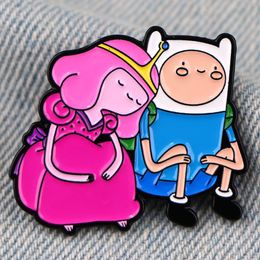tv adventure character enamel pin childhood game movie film quotes brooch badge Cute Anime Movies Games Hard Enamel Pins