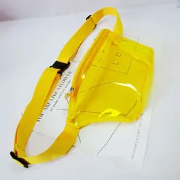 Waist Bags PVC Sports Fanny Pack Transparent Fashion Crossbody Chest Bag Waterproof Laser Outdoor