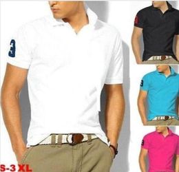 Fashion Men T Shirts High quality Big small horse Crocodile Short Sleeve polo Shirts Business Casual Solid Summer Sport Jerseys Go1716725