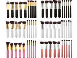 6 Style MINI Makeup Brushes Tools Sets 10 pcs Make Up Brushes Set Professional Portable Full Cosmetic Brush with opp bag 9567232