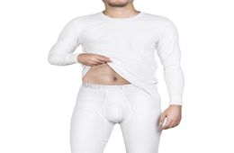 Winter Thermal Underwear Sets Mens Cotton Long Johns Set Sleepwear Elastic Stretch Men039s Thermo Underwear Male Spring Warm2637249806