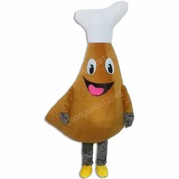 Adult Size drumstick Mascot Costumes Halloween Fancy Party Dress Cartoon Character Carnival Xmas Easter Advertising Birthday Party Costume Outfit