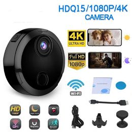 Wireless Camera Kits Mini Wireless IP Camera HD1080P Home Safety Wifi Infrared Night Vision Camera Mini Video Surveillance Camera SD Card Slot J240518