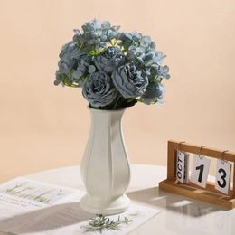 Vases Wear-resistant Geometric Vase Handicrafts Drop-resistant Nordic Ornaments Not Fade Simple Plastic Flowerpot Home Decor