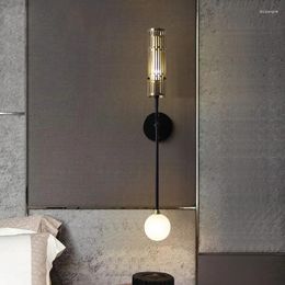 Wall Lamp Nordic Led Light Modern Creative Mirror Bedside Bathroom Home Decorative Indoor Lighting Sconce