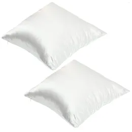 Pillow Imitation Silk Pillowcase Faux Throw Covers Decorative Ornament Protector Satin
