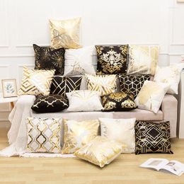 Pillow Home Pillowcases European Style Classical Stamping Cover Light Luxury Furnishings Sofa