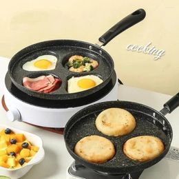 Pans 1 Pcs Non-Stick Frying Pan Household Gas Induction Cooker Universal Pan-fried Steak Eggs Round Heart-shaped