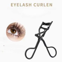 Eyelash Curler Stainless steel curling eyelash curler female eyelash extension tool eye makeup eyelash cosmetic makeup tool black and silver Q240517