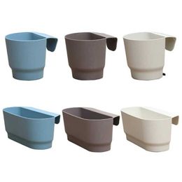 Planters Pots Flower pot wall mounted outdoor flower pot basket for balcony fence G5ABQ240517
