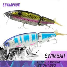 Baits Lures Joined Bait 160mm 59g Swimming Pool Fishing Hard floating Perch Bucket Drt Klash BaitQ240517