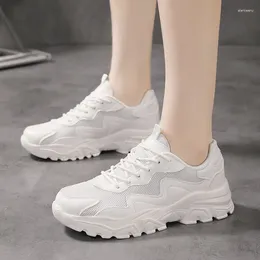 Sapatos casuais de verão esportes unissex executando puro branco fresco minimalista