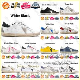 designer shoes men with box golden goosee sneakers Women Super Star Brand Men New Release Sneakers Sequin Classic White Do Old Dirty Woman Man Casual Shoe EUR 36-46 410
