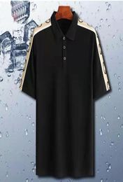 designer mens polo shirts women tshirts fashion clothing letter Business 100 cotton short sleeve patchwork tshirt Skateboard siz3641142