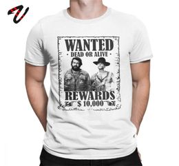 T Shirt Men Bud Spencer Terence Hill Wanted Lo Chimavano Classic Epic Movie Tshirt 100 Cotton Tees Graphic Tops Vintage TShirt 27335934