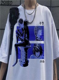 Novelty Death Note Shinigami Ryuk Unisex Anime T shirt Female Cool Short Sleeve Manga Light Yagami L Women039s Tshirt Gothic T7771200