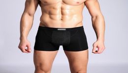 VK Mens Brand Underwears Boxers Shiping Male Sports Style Closed Boxers Breathale Underpants 3PCS Lot Plus Size L5XL9124068