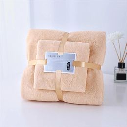 Towel The 2-Piece Ultra Soft Comfortable Absorbent And Skin Friendly Set Includes One 35x75cm 70x140cm Bath Towel.