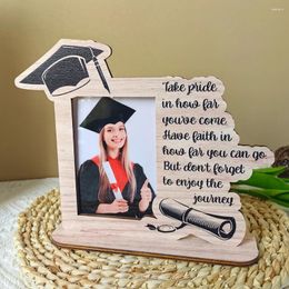 Frames Creative Graduation Pos Frame Wooden Theme Picture Bachelor Hat Po Personalised Gift For