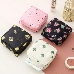 Storage Bags Travel Portable Sanitary Pad Pouches Waterproof Tampon Cute Makeup Lipstick Cables Organizer Napkin Bag