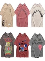 Kanye039s t shirt Sunday limited service commemoration oversize loose short sleeve Shirts4024158