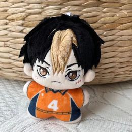 12cm Volleyball Junior Anime Secondary Cotton Doll Dolls Dolls Hyuga Shoyo Tsukishima Hotaru Starfish Body Bag Pendant