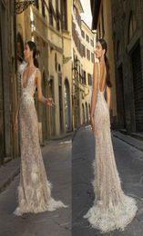 Fancy Evening Dresses Feather Sequins Beaded Appliqued Sheer V Neck Backless Sweep Train Formal Party Gowns Custom Made Prom Dress3100979