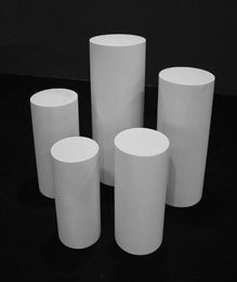 Party Decoration 2022 Round Floor White Cake Table Pedestal Stand Cylinder Plinth DIY Wedding Decorations2286653