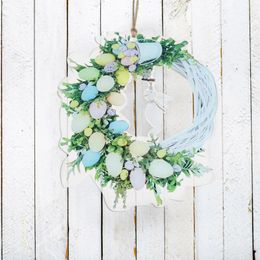 Decorative Flowers Easter Garland Props Wreaths For Front Door Fall Indoor Wreath Home Christmas