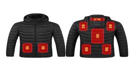 Winter men039s heating jacket usb motorcycle pad smart heated jacket power button8600240