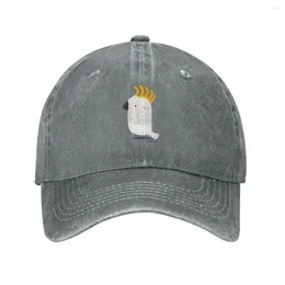 Berets Cockatoo Baseball Caps Fashion Washed Denim Hats Outdoor Adjustable Casquette Hip Hop Cowboy Hat For Men Women