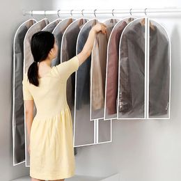 Storage Bags Dust Proof Clothes Hanging Organiser EVA Garment Dress Suit Coat Home Bag Pouch Case Wardrobe Clothing